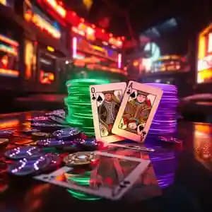 Tampilan permainan bingo interaktif di platform a07 dengan desain tema merah gelap